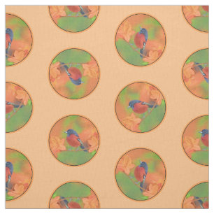 Tissu Orchard Oriole Songbird Peinture Oiseau original
