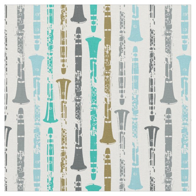 Tissu Orchestre de musique Clarinet (Fermer)