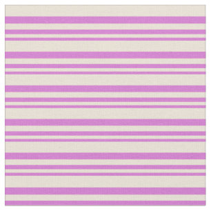 Tissu Orchidée et Bisque Couleur Motif