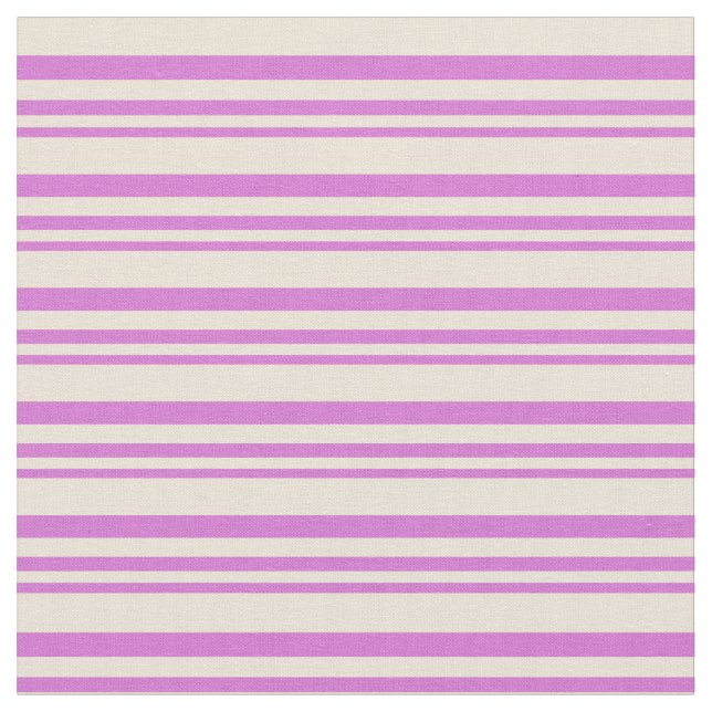 Tissu Orchidée et Bisque Couleur Motif (Fermer)