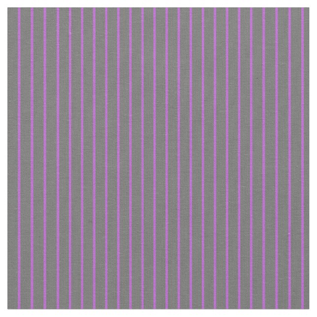 Tissu Orchidée et Dim Grey Motif des rayures (Fermer)