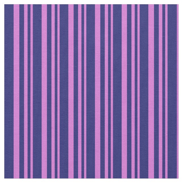 Tissu Orchidée et Motif bleu nuit (Fermer)
