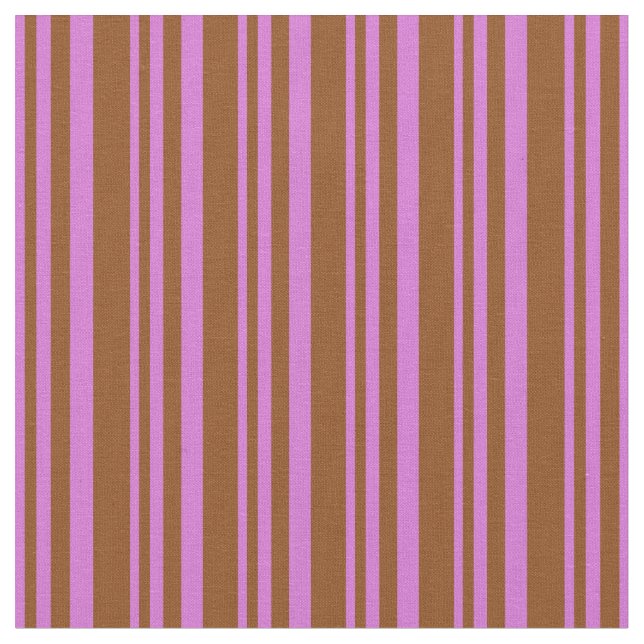 Tissu Orchidée et Motif Brown de couleur (Fermer)