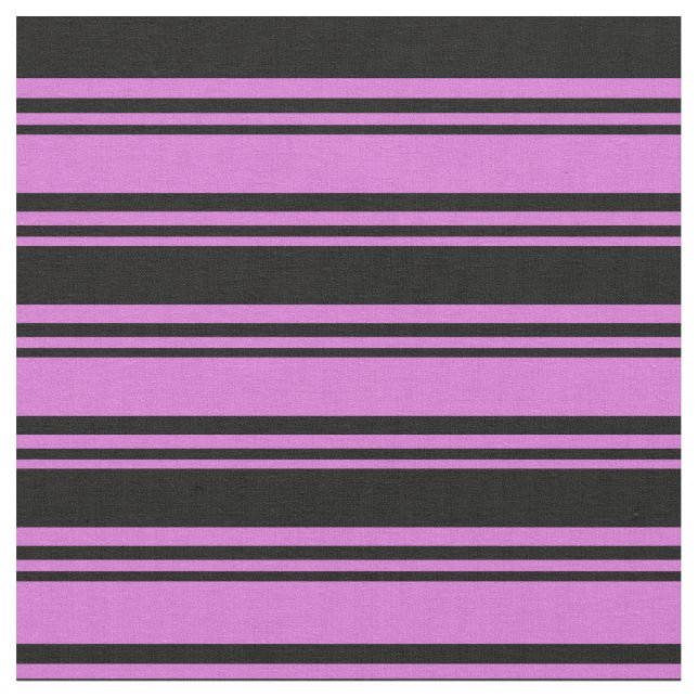 Tissu Orchidée et Motif noir (Fermer)