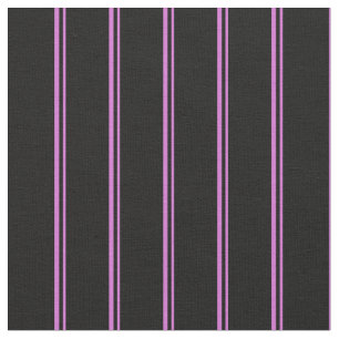 Tissu Orchidée et rayures noires