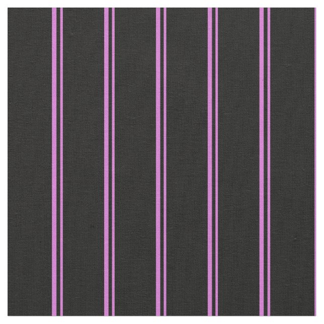 Tissu Orchidée et rayures noires (Fermer)