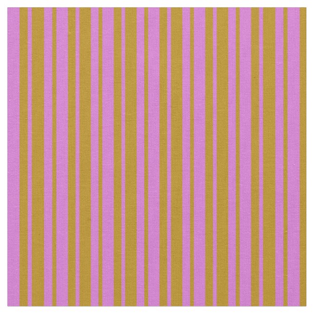 Tissu Orchidée et verge foncée Motif rayé (Fermer)