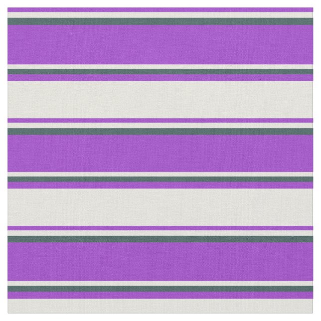 Tissu Orchidée foncée, beige et gris ardoise foncé (Fermer)