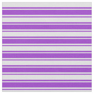 Tissu Orchidée foncée et bandes couleur lavande