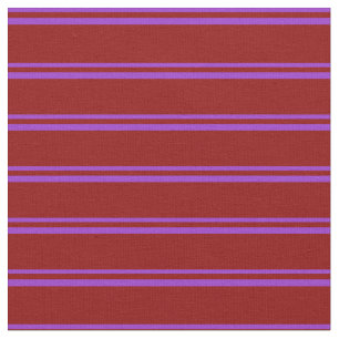 Tissu Orchidée foncée et lignes rouges foncées