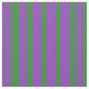 Tissu Orchidée foncée et Motif vert de forêt
