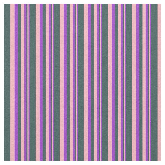 Tissu Orchidée foncée, rose pâle et gris ardoise foncé (Fermer)