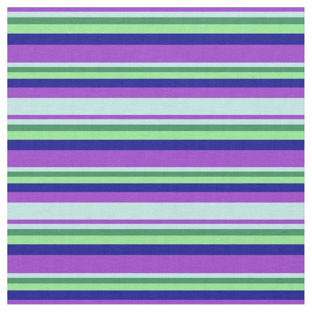 Tissu Orchidée foncée, Turquoise, Vert mer, Vert & Bleu (Fermer)
