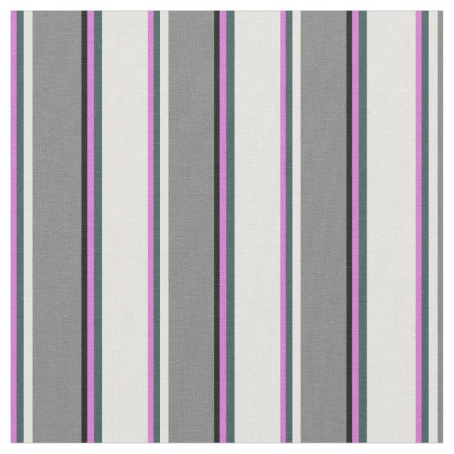 Tissu Orchidée, gris ardoise foncée, cyan clair, gris et (Fermer)
