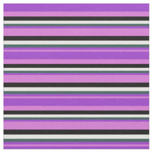 Tissu Orchidée, Orchidée foncée, Gris d'ardoise foncée, 