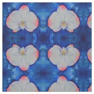 Tissu Orchidée rose