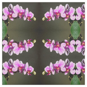 Tissu Orchidées roses