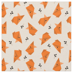 Tissu Origami Fox