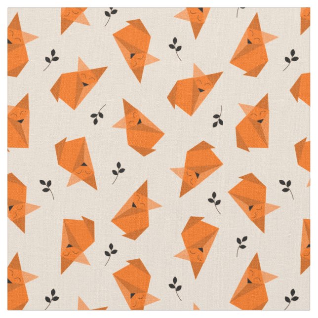 Tissu Origami Fox (Fermer)