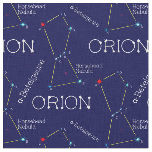 Tissu Orion de constellation de l'hémisphère nord