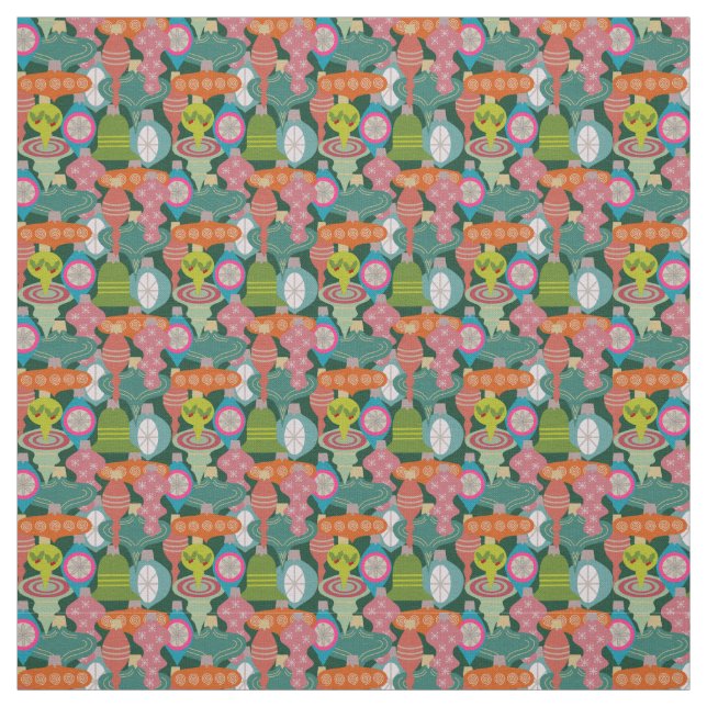 Tissu Ornament Jumble (Échantillon)