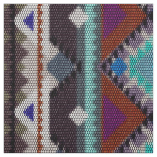 Tissu Ornement de Bohème dans l'ethno-style, Aztèque
