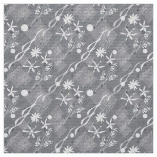 Tissu Ornement de fleurs.