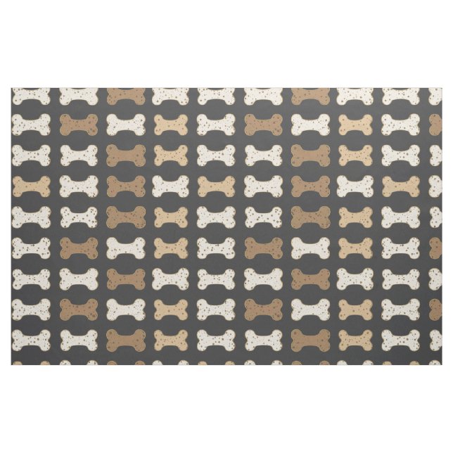Tissu Os de chien gris foncé (Fat Quarter)