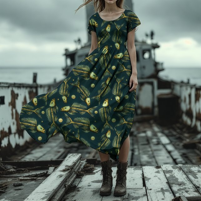 Tissu Os de poisson doré (Créateur téléchargé)