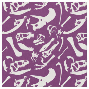 Tissu Os Dinosaures (Violet)