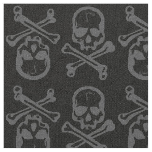 Tissu ossements croisés et cour du crâne (Fermer)