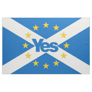 Tissu Oui au drapeau indépendant de l'Ecosse d'Europée
