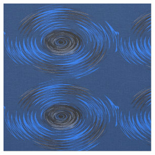 Tissu Ouragan bleu