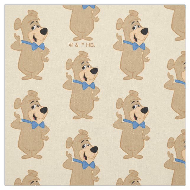 Tissu Ours Boo-Boo Précocieux (Échantillon)