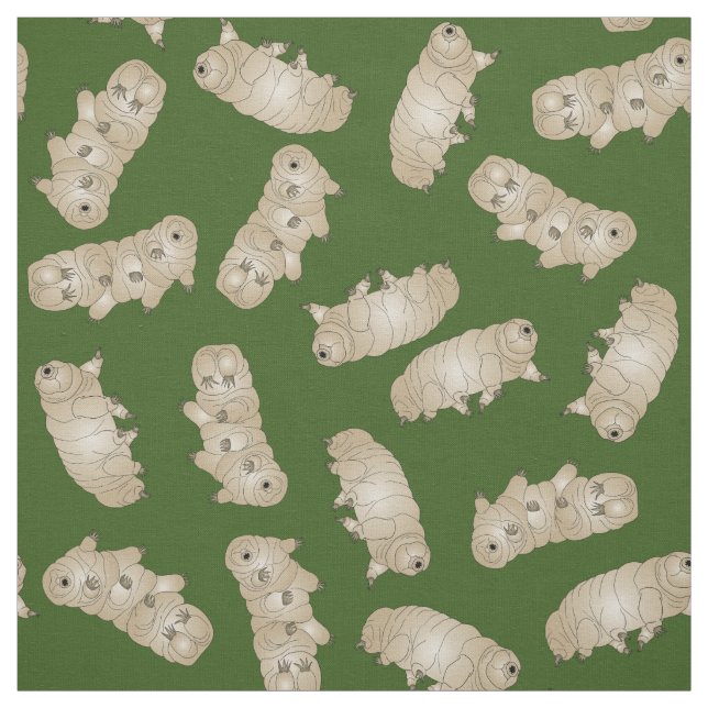 Tissu Ours de l'eau Tardigrade Moss Cochon (Échantillon)