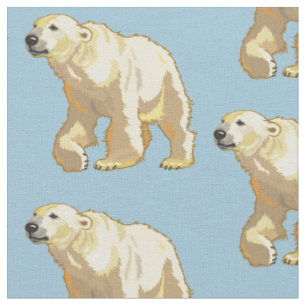 Tissu ours polaire