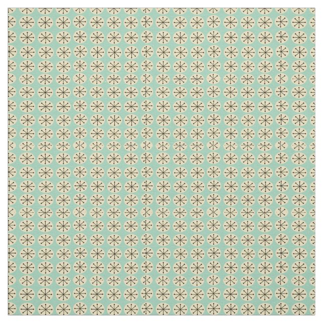 Tissu Ovales et Starburst (Échantillon)