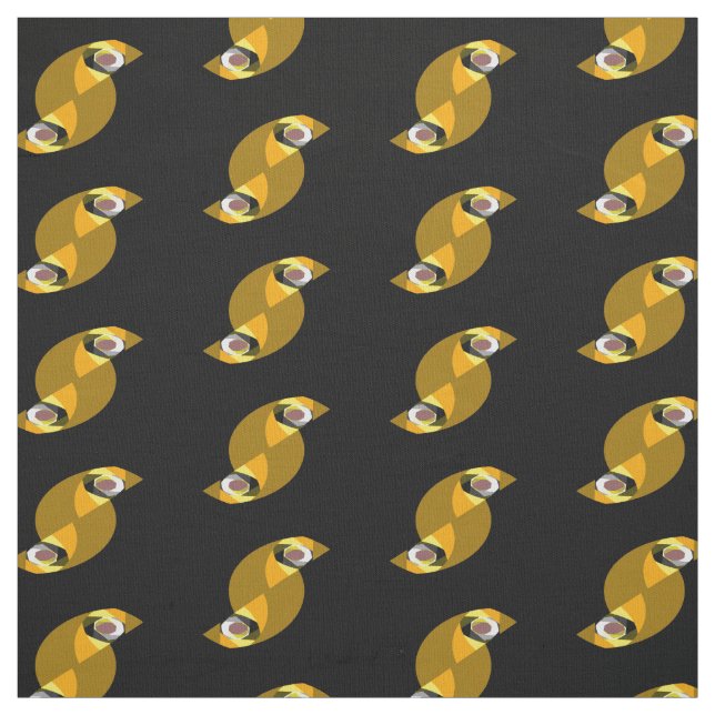 TISSU OWL ABSTRAIT (Échantillon)