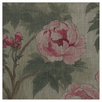 Tissu Paeonia Baby Pink