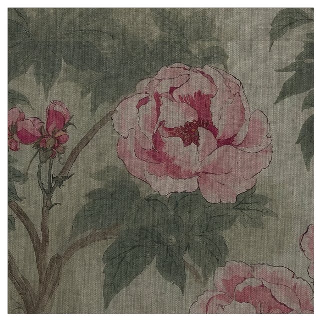Tissu Paeonia Baby Pink (Échantillon)