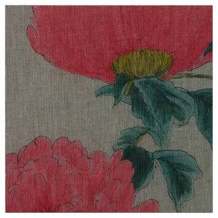 Tissu Paeonia Rosa