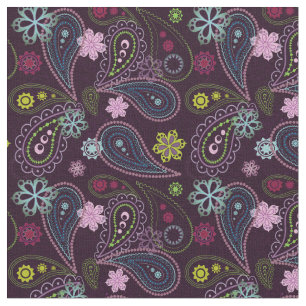 Tissu Paisley do-it-yourself Masque Retro 60's