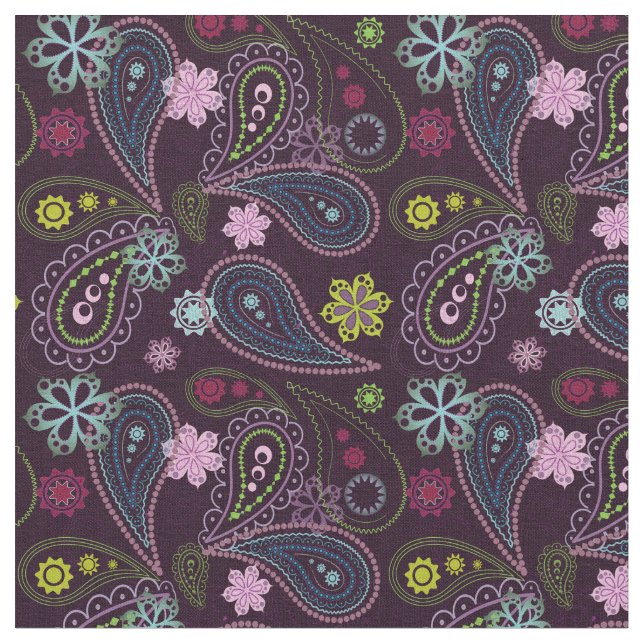 Tissu Paisley do-it-yourself Masque Retro 60's (Fermer)