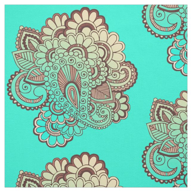 Tissu Paisley Ornaments I + votre backgr. & idées (Échantillon)