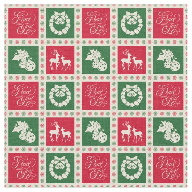 Tissu Paix et joie (Fermer)