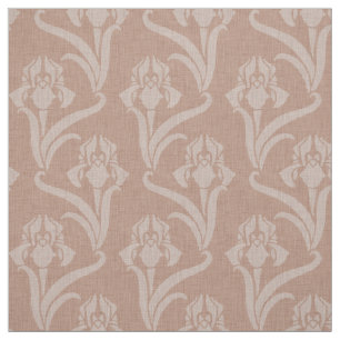 Tissu Pale Adobe Art Nouveau Iris