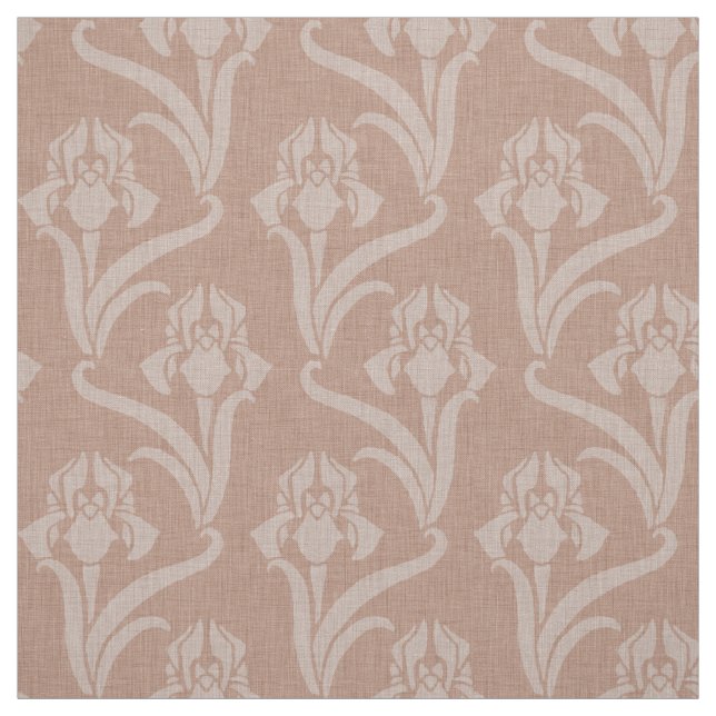Tissu Pale Adobe Art Nouveau Iris (Échantillon)