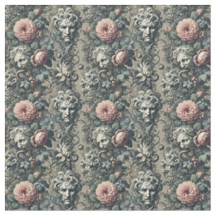 Tissu Pale Purge - Carreaux Gothiques Dense
