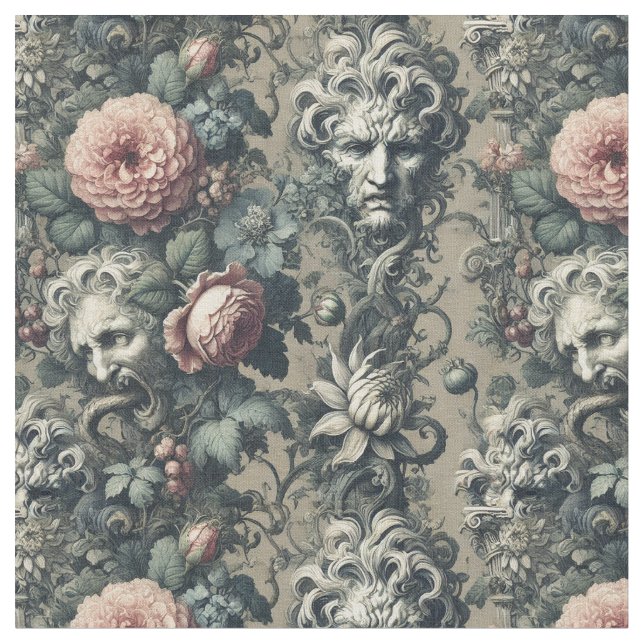 Tissu Pale Purge - Carrelage Classique Gothique (Fermer)