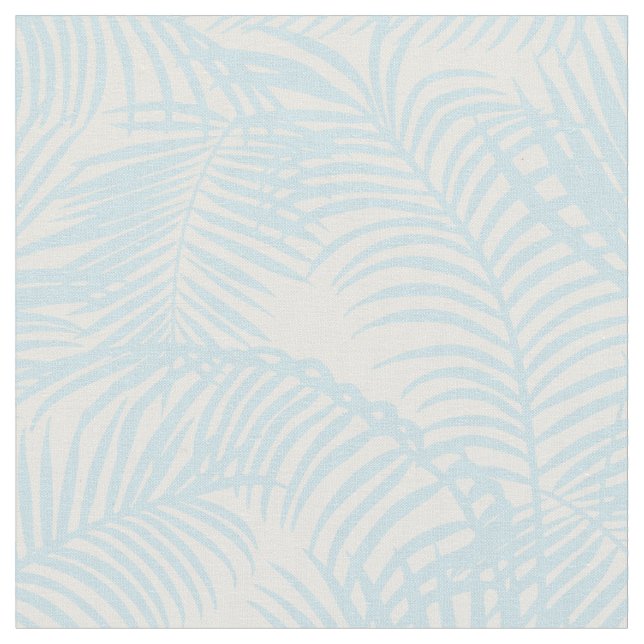 Tissu Palmier tropical moderne simple de bleus layette (Fermer)